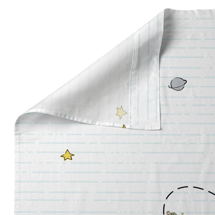 Set di Lenzuola HappyFriday Le Petit prince Voyageur  Multicolore Culla Neonato 2 Pezzi