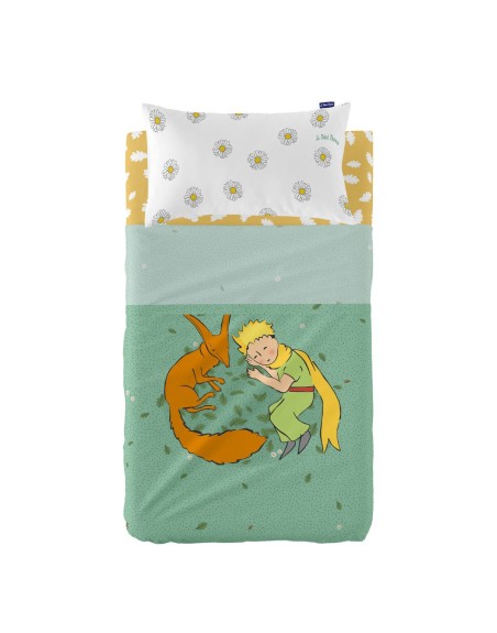 Jeu de draps HappyFriday Le Petit Prince Le printemps  Multicouleur Lit de bébé 2 Pièces