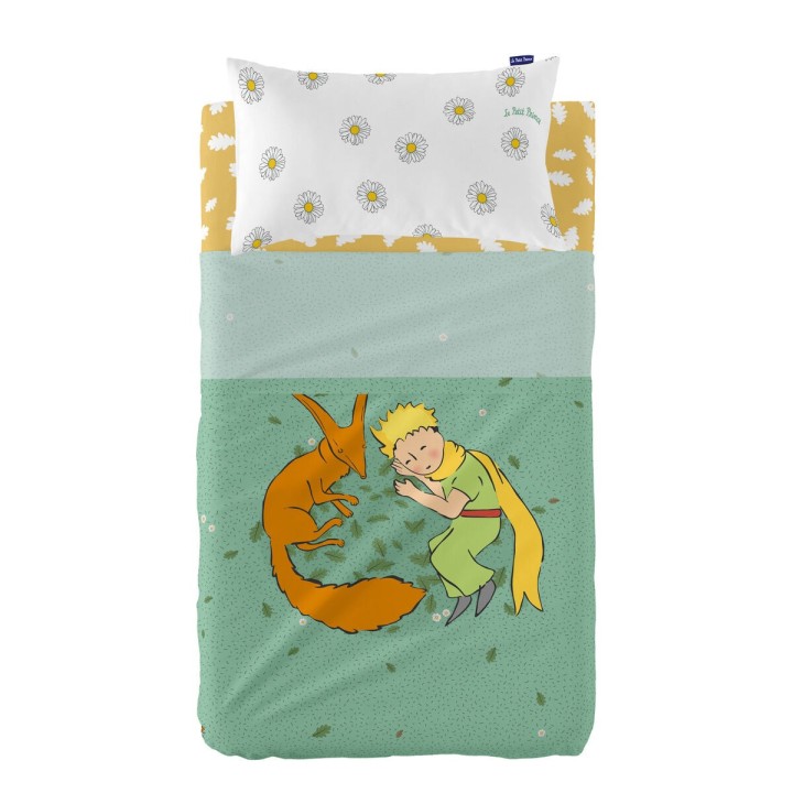 Sengetøj sæt HappyFriday Le Petit Prince Le printemps  Multifarvet Vugge til baby 2 Dele