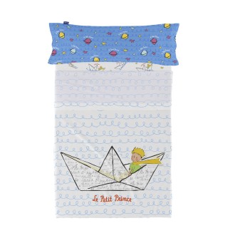 Sengetøj sæt HappyFriday Le Petit Prince Navire  Multifarvet Seng 105 2 Dele