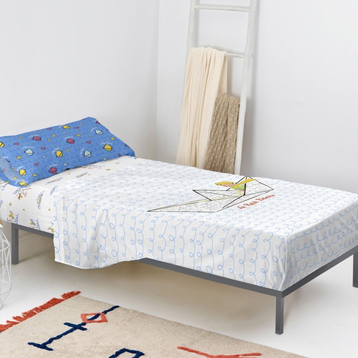 Sengetøj sæt HappyFriday Le Petit Prince Navire  Multifarvet Seng 105 2 Dele