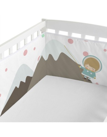 Cot protector HappyFriday Happynois Skymo day Multicolour 210 x 40 cm