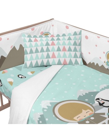 Paracolpi per culla HappyFriday Happynois Skymo day Multicolore 210 x 40 cm