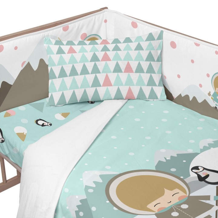 Protection du berceau HappyFriday Happynois Skymo day Multicouleur 210 x 40 cm