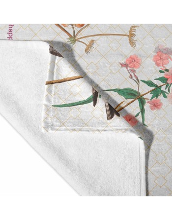 Telo da bagno HappyFriday Blooming Multicolore 70 x 150 cm