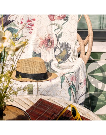 Telo da bagno HappyFriday Blooming Multicolore 70 x 150 cm