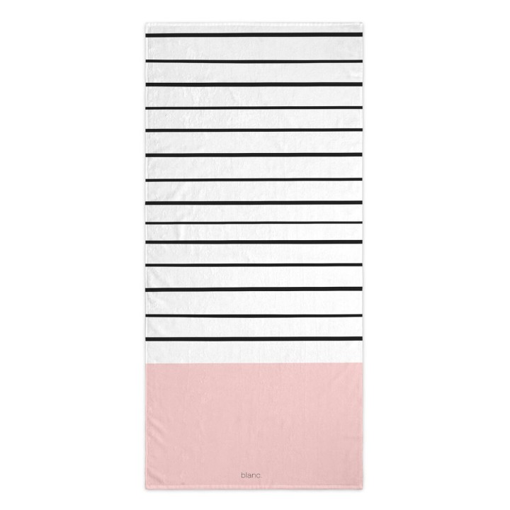 Telo da bagno HappyFriday Blanc Blush Multicolore 70 x 150 cm