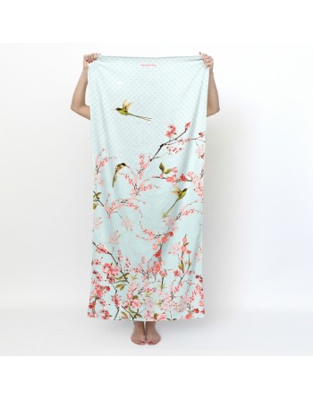 Serviette de toilette HappyFriday Chinoiserie Multicouleur 70 x 150 cm