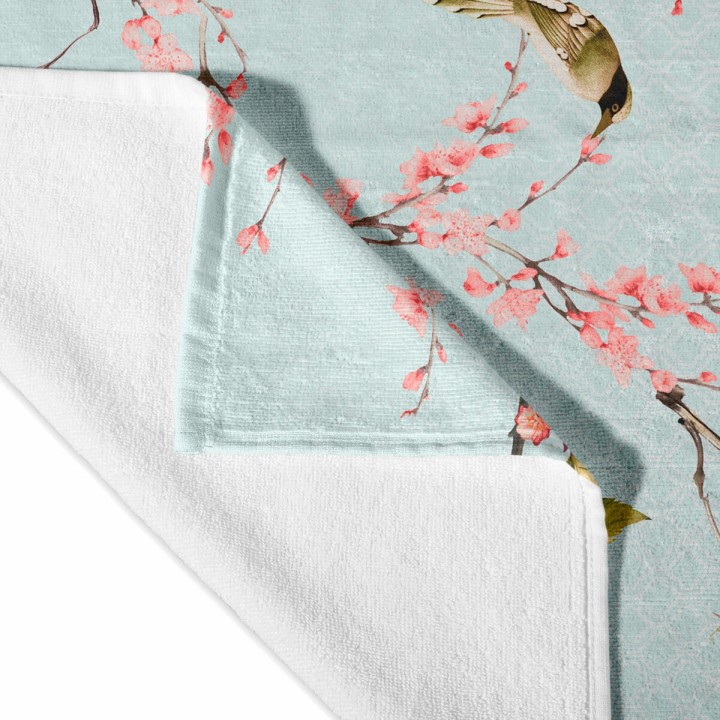 Telo da bagno HappyFriday Chinoiserie Multicolore 70 x 150 cm