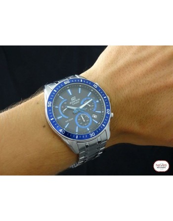 Herrenuhr Casio EFR-552D-2AVUEF Silberfarben (Ø 47 mm)