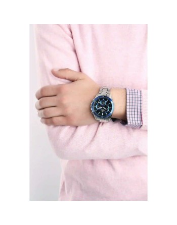 Herrenuhr Casio EFR-552D-2AVUEF Silberfarben (Ø 47 mm)