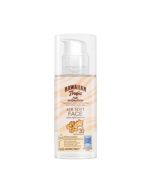 Protector Solar Facial Silk Air Soft Hawaiian Tropic Silk Air Soft Face Spf 30 50 ml Spf 30