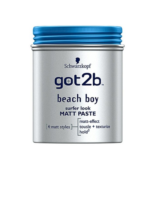 Crema Moldeadora Schwarzkopf Got2b Beach Boy Mate (100 ml)