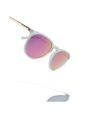 Occhiali da sole Unisex Hawkers OLLIE Trasparente Oro rosa Ø 49,5 mm Rosa