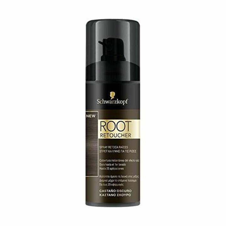 Spray Boost Hårrødder Root Retoucher Syoss 2143935 Mørk Kastanje 120 ml