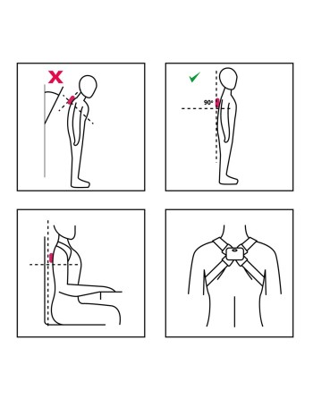 Correttore Posturale Intelligente Ricaricabile con Vibrazione Viback InnovaGoods