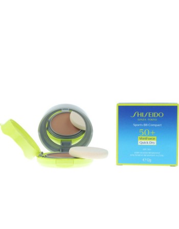 Make-up mit Feuchtigkeitseffekt Sun Care Sports BB Compact Shiseido SPF50+ Spf 50 12 g