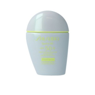 Fugtgivende Creme med Makeupeffekt Sun Care Sports Shiseido SPF50+ (12 g)