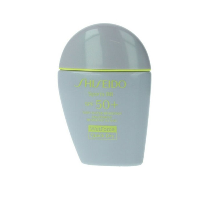 Fugtgivende Creme med Makeupeffekt Sun Care Sports Shiseido SPF50+ (12 g)