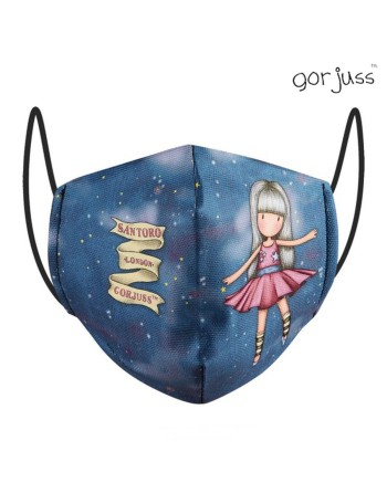 Masque en tissu hygiénique réutilisable Gorjuss Bleu