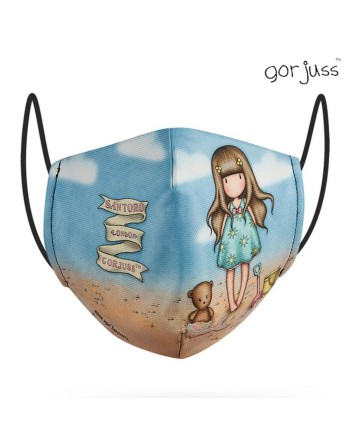 Hygienic Reusable Fabric Mask Gorjuss Sky blue