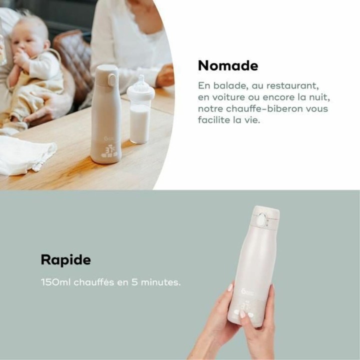 Baby flaskevarmer Babymoov Moov & Feed Beige