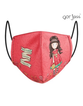 Hygienic Reusable Fabric Mask Gorjuss SF-822025-896 Red