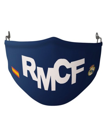 Hygienic Reusable Fabric Mask Real Madrid C.F. SF-822024-897 Blue White