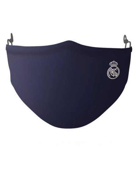 Hygienic Reusable Fabric Mask Real Madrid C.F. Adult Blue