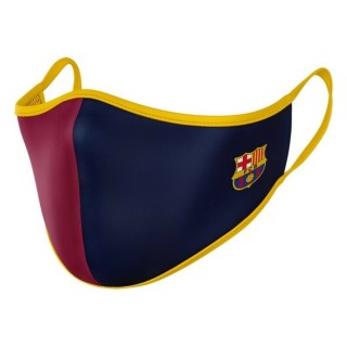 Mascherina Igienica in Stoffa Riutilizzabile F.C. Barcelona Adulto
