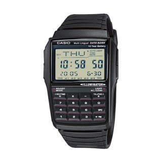 Orologio Uomo Casio DATABANK CALCULATOR Nero Grigio