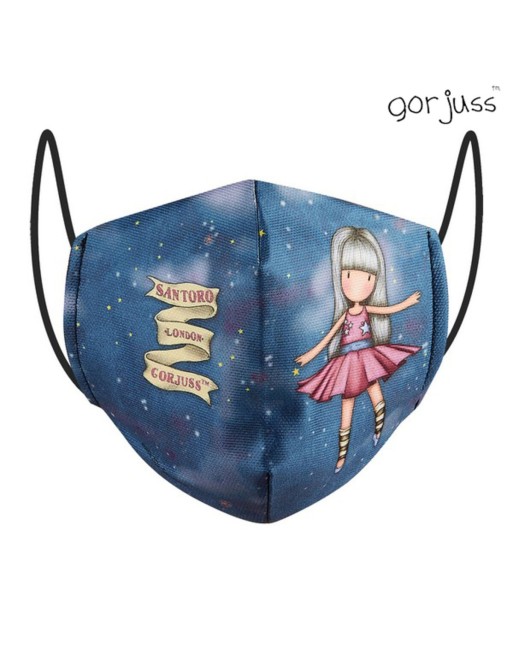 Hygienic Reusable Fabric Mask Gorjuss SF-822026-896 Blue