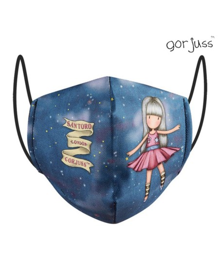 Masque en tissu hygiénique réutilisable Gorjuss SF-822026-896 Bleu