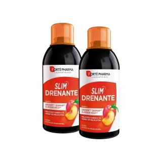 Kosttilskud Forté Pharma Slim Drenante 500 ml Fersken 2 enheder