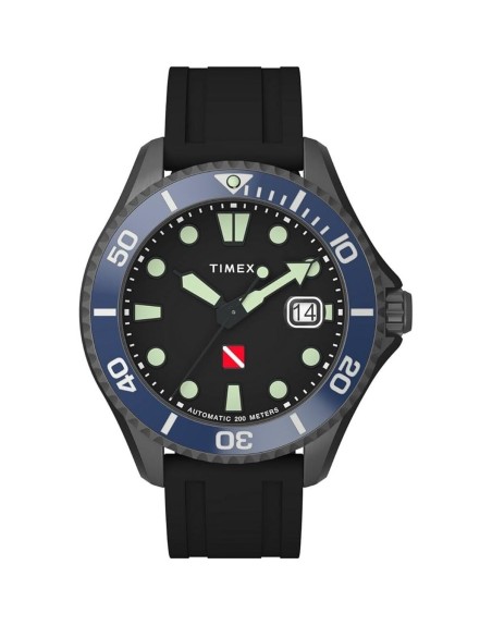 Orologio Uomo Timex DEEP WATER TIBURON AUTOMATIC Nero (Ø 44 mm)