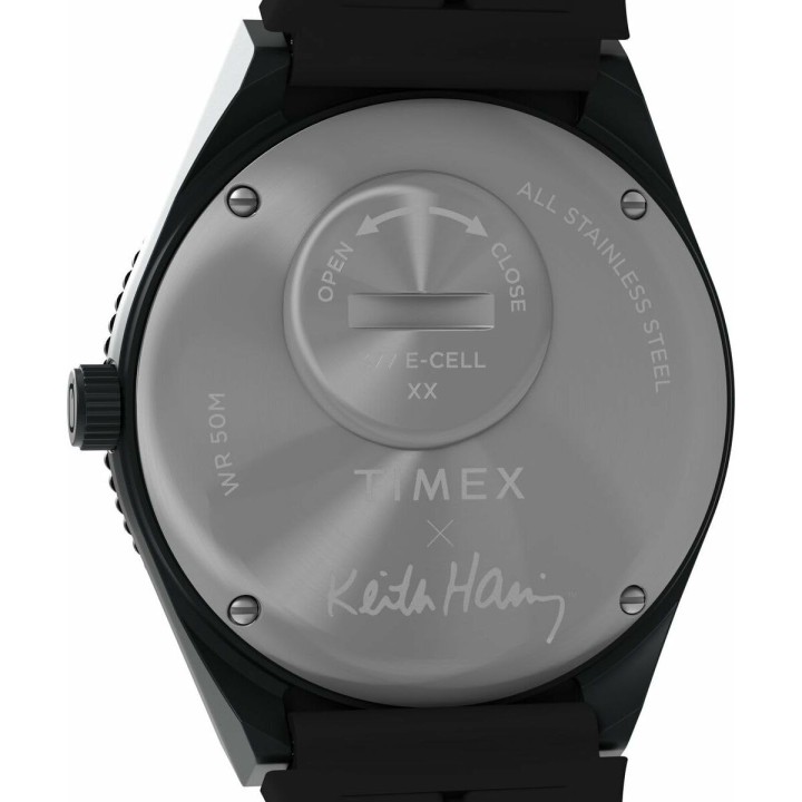 Orologio Uomo Timex Q X KEITH HARING SPECIAL EDT. Nero (Ø 38 mm)