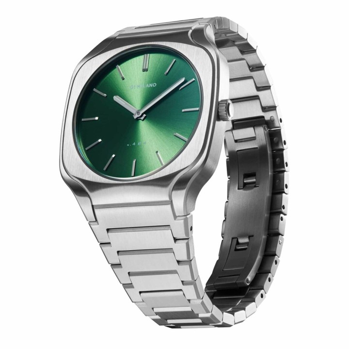Herreur D1 Milano EDEN Grøn Sølvfarvet (Ø 37 mm)