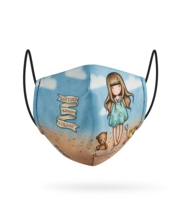 Hygienic Reusable Fabric Mask Gorjuss Sky blue