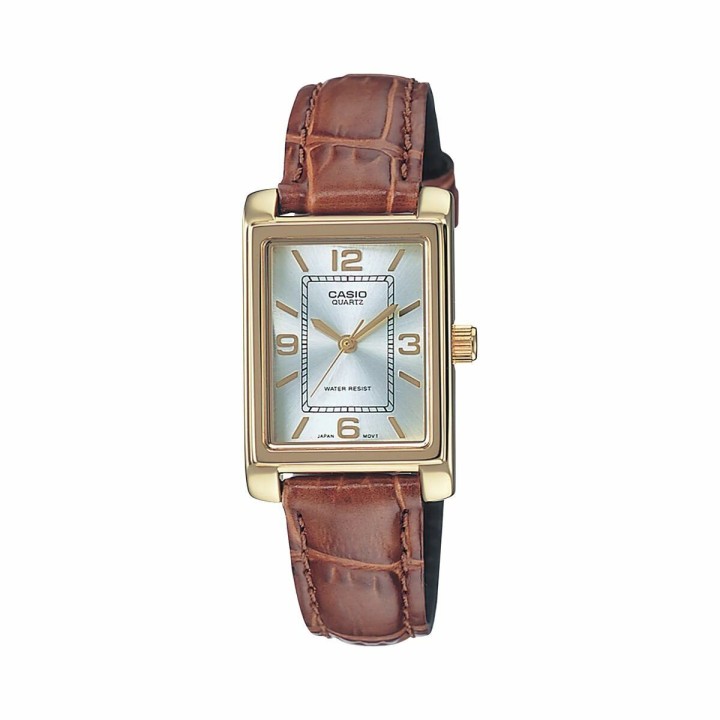 Unisex ur Casio LTP-1234PGL-7AEG Brun