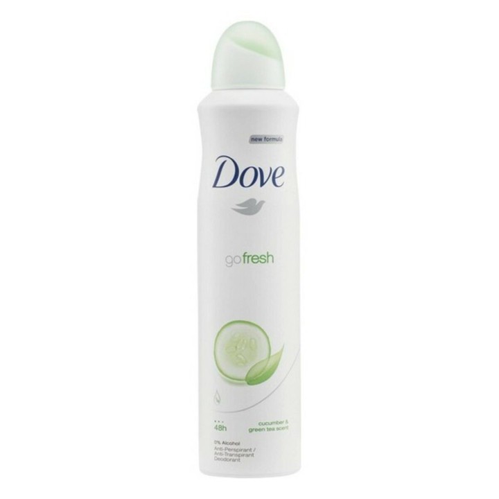Spray Deodorant Go Fresh Dove Agurk Grøn Te (250 ml)