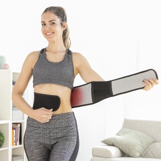 Faja Térmica Correctora con Imanes de Turmalina Tourmabelt InnovaGoods