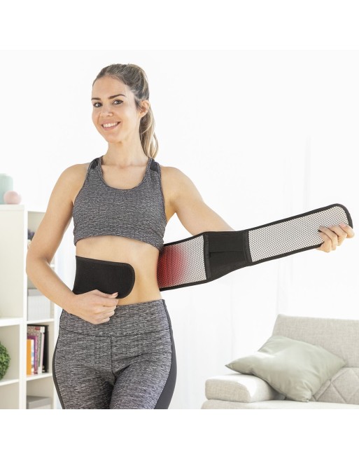 Bande Thermique Correctrice avec Aimants en Tourmaline Tourmabelt InnovaGoods