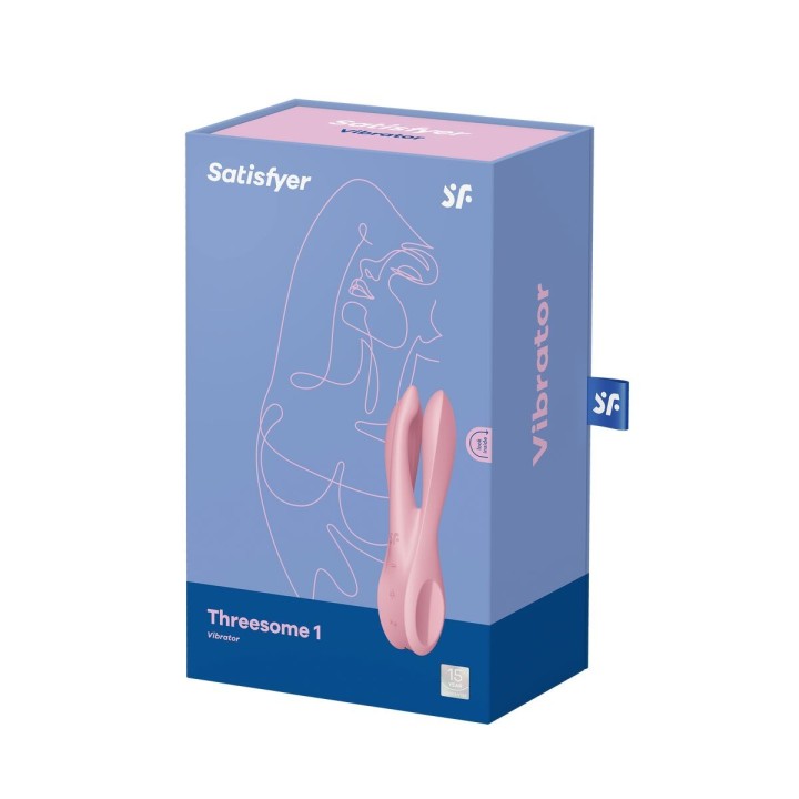 Vibratore per il Punto-G Satisfyer Threesome 1 Rosa