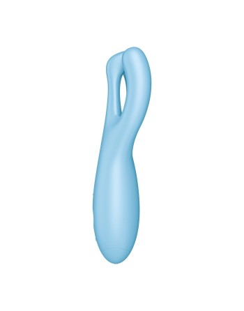 Masseur Satisfyer Threesome 4 Connect Bleu