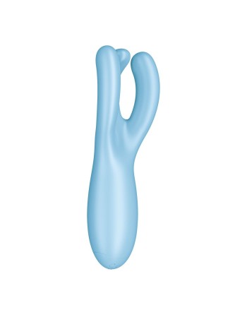 Masseur Satisfyer Threesome 4 Connect Bleu