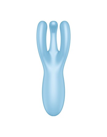 Masseur Satisfyer Threesome 4 Connect Bleu