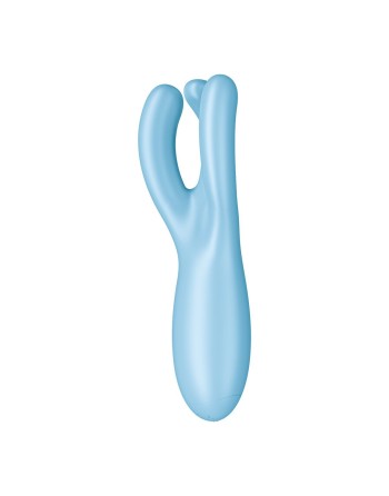 Masseur Satisfyer Threesome 4 Connect Bleu