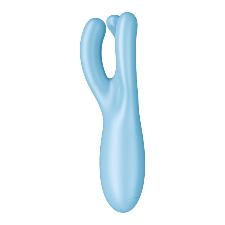 Masseur Satisfyer Threesome 4 Connect Bleu