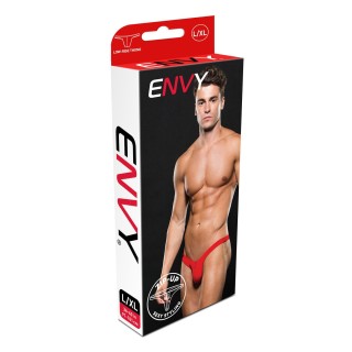 Tanga Lowrise Envy Zip Rojo L/XL