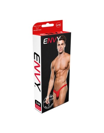 Thong Lowrise Envy Zip Red L/XL